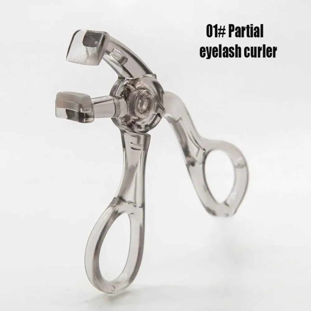 Dual Eyelash Curler Featuring Wide And Partial Clips With Comb