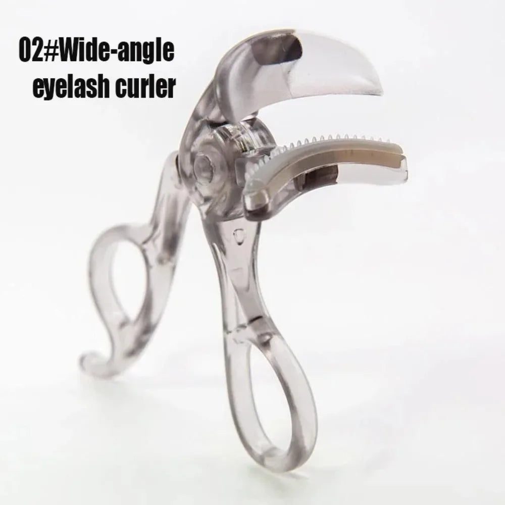 Dual Eyelash Curler Featuring Wide And Partial Clips With Comb
