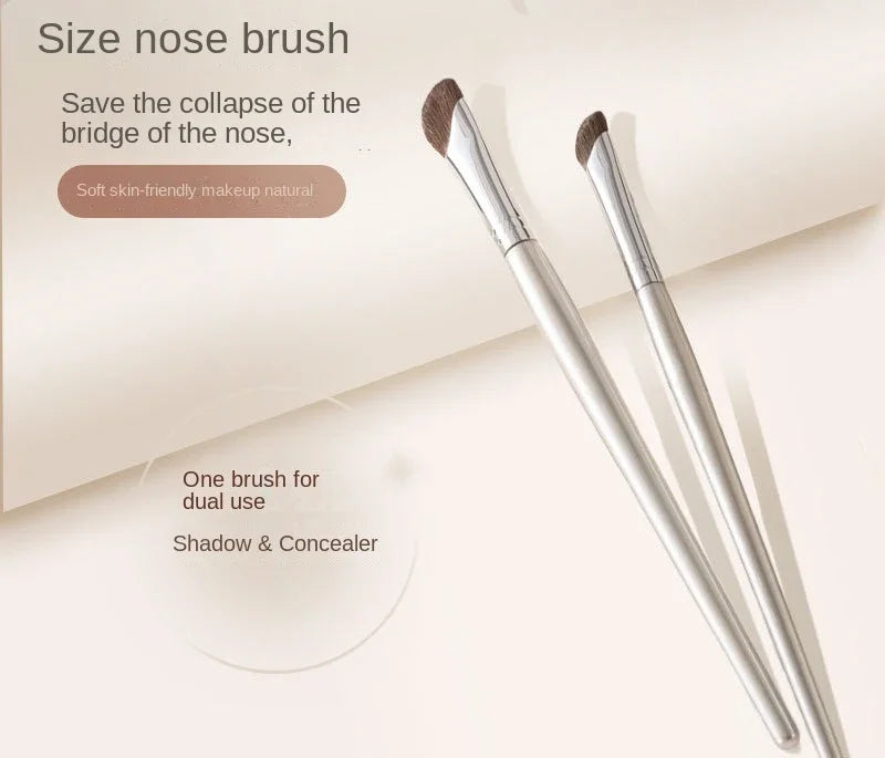 YIYUEQIANLI Angled Nose Contour Makeup Brush For Smooth Blending