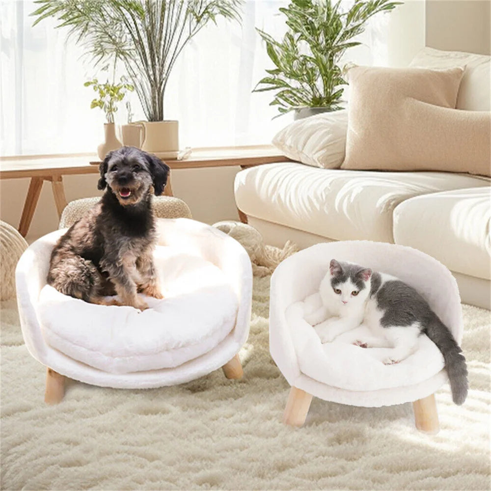 Borwart Ultra Soft Pet Sofa Bed With Removable Padded Cushion