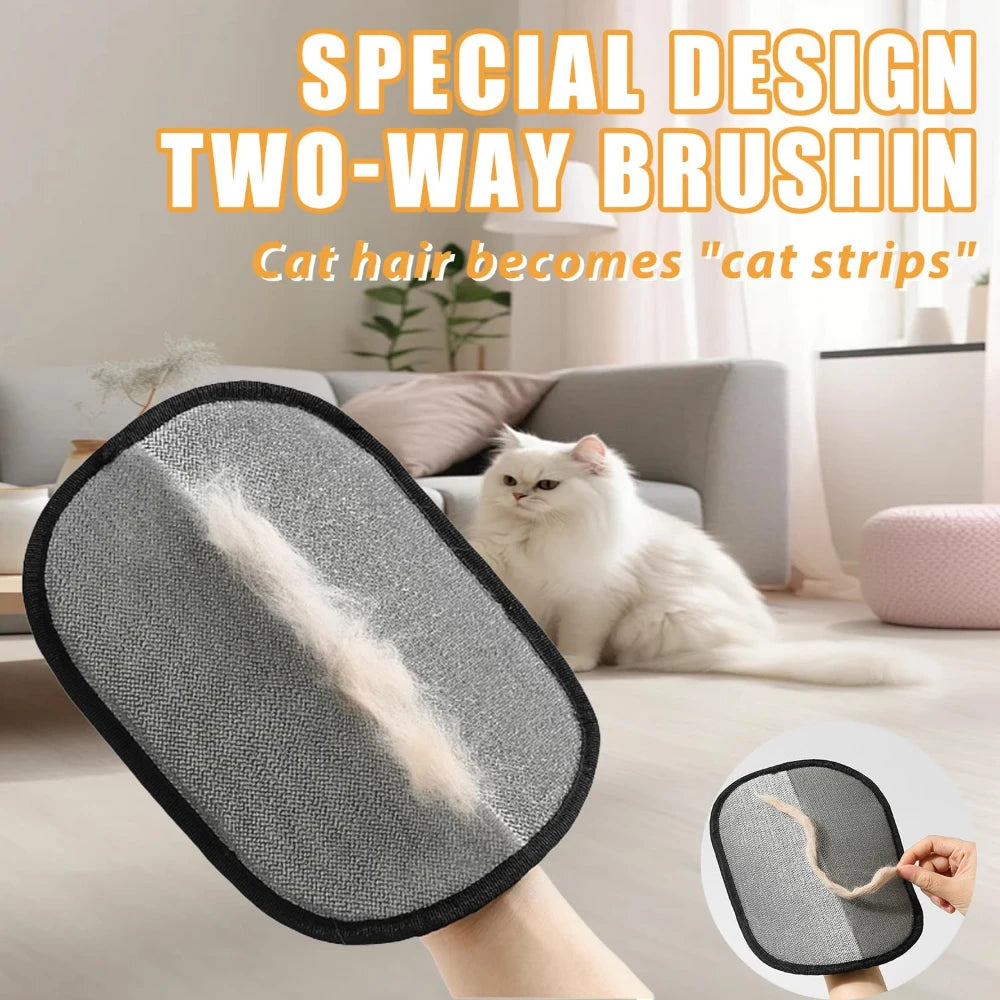 Portable Washable Pet Hair Removal Gloves For Clothes And Furniture