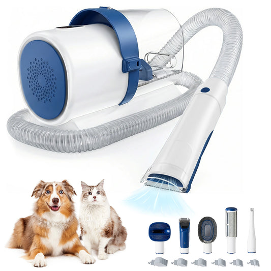 Professional Pet Grooming Vacuum With Cordless Low Noise Clippers