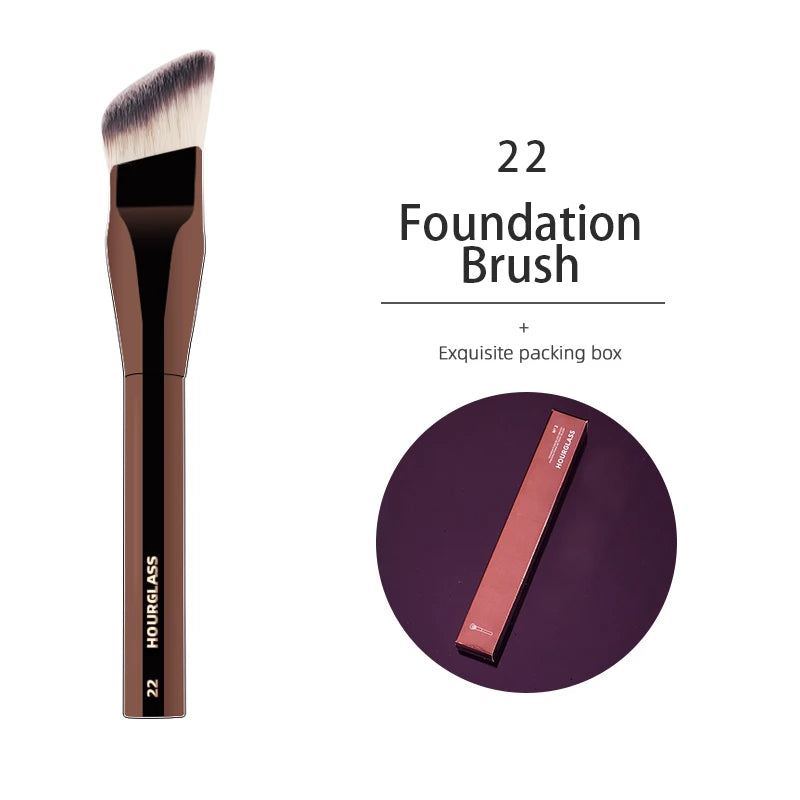 Synthetic Angled Foundation Brush For Cream And Blush Makeup Tool