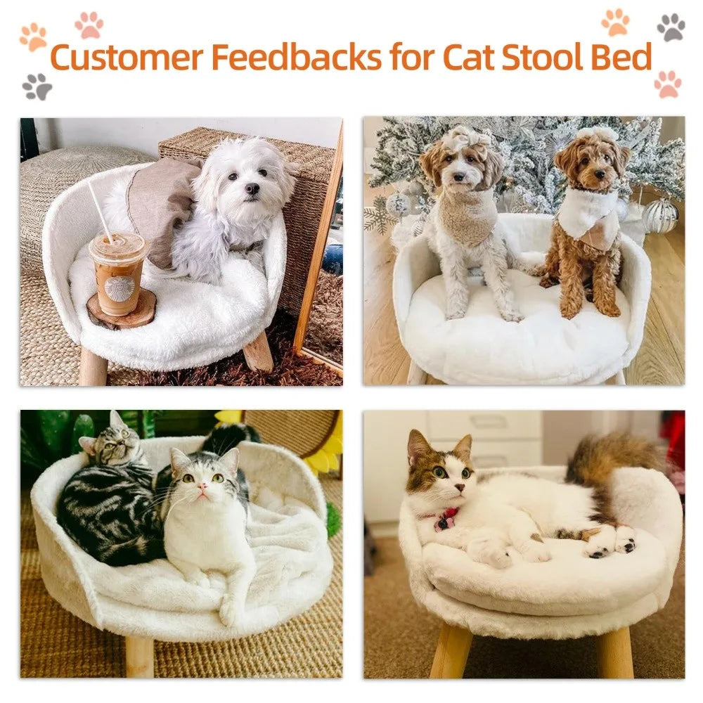 Borwart Ultra Soft Pet Sofa Bed With Removable Padded Cushion