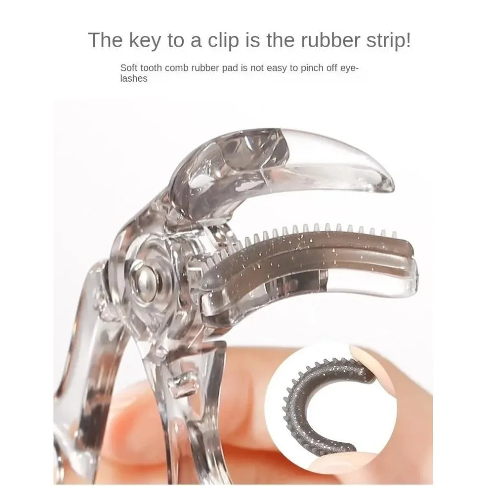 Dual Eyelash Curler Featuring Wide And Partial Clips With Comb