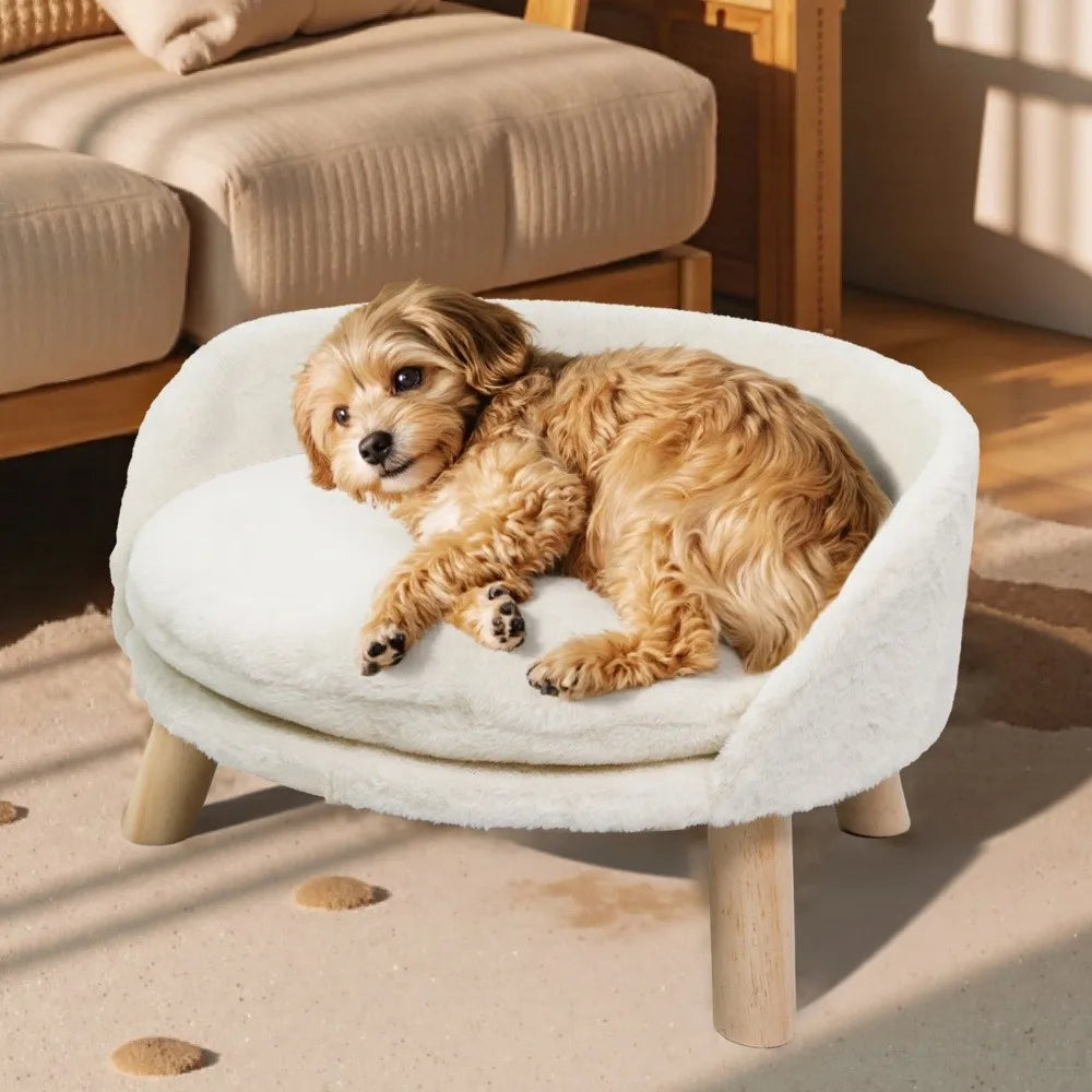 Borwart Ultra Soft Pet Sofa Bed With Removable Padded Cushion