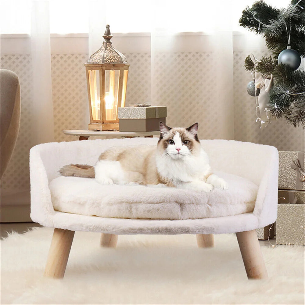 Borwart Ultra Soft Pet Sofa Bed With Removable Padded Cushion
