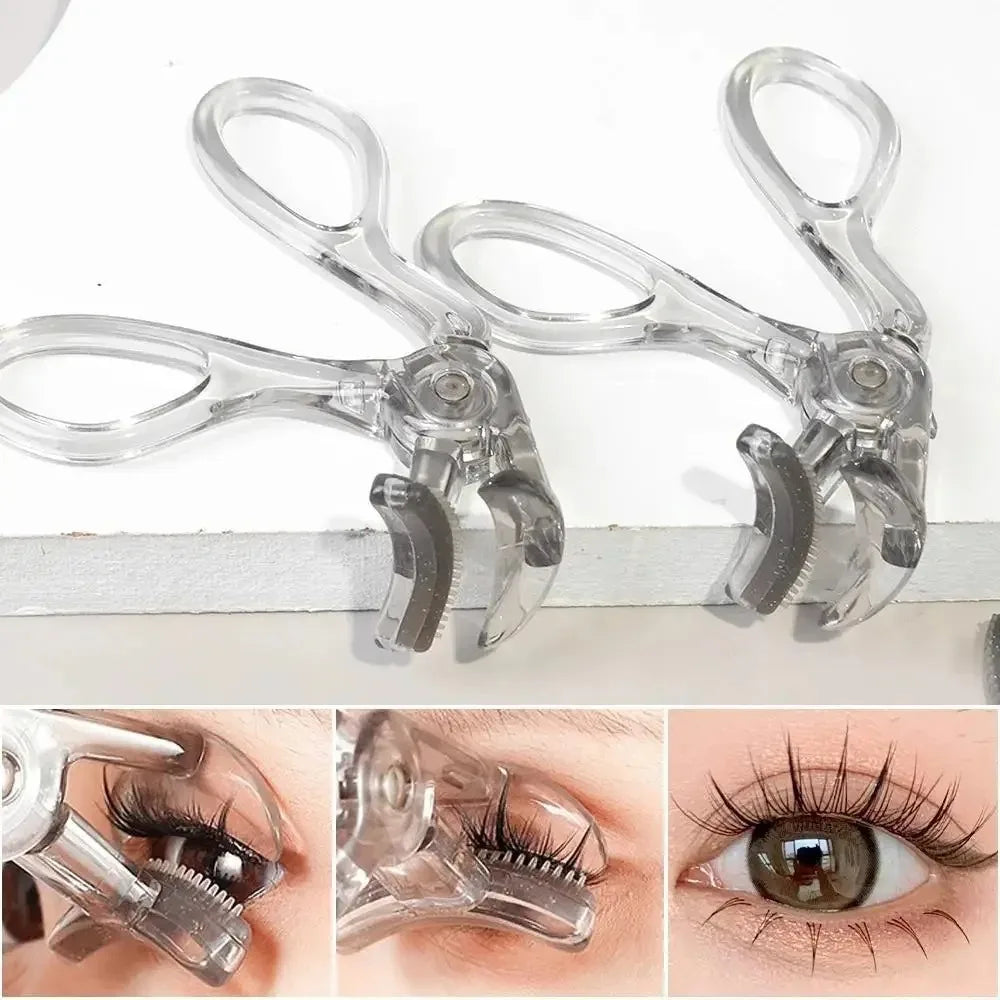 Dual Eyelash Curler Featuring Wide And Partial Clips With Comb